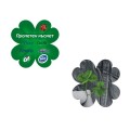 Magnetic-sticker-clover-shape