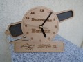 Wood-clock